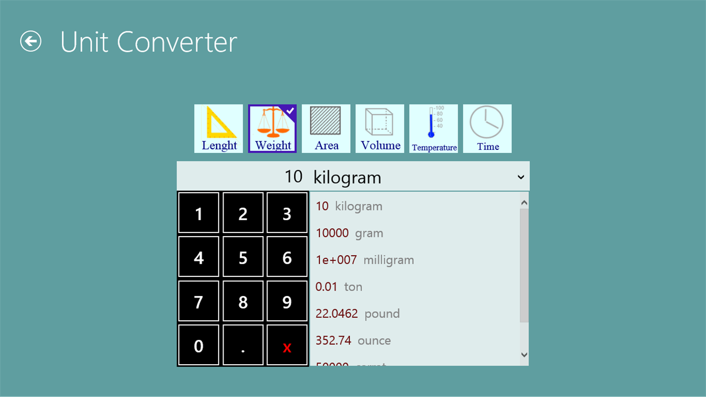 #3. converter units (Windows) 来自: Metin Morris