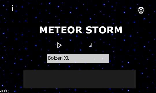 Meteor Storm screenshot 1