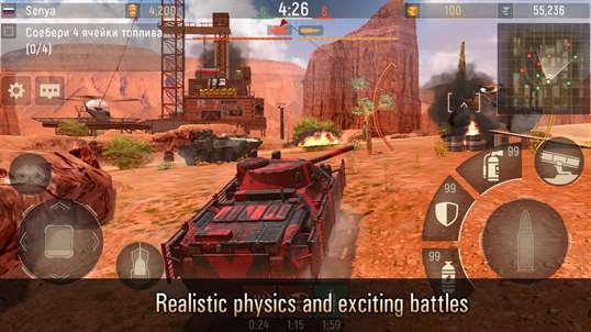 Metal Force: 3D Multiplayer Tank Shooting Game screenshot 6
