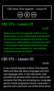 Spanish Audio Lessons screenshot 3