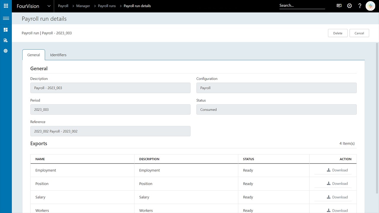 Snapshot 2 of Payroll Interface for Dynamics 365