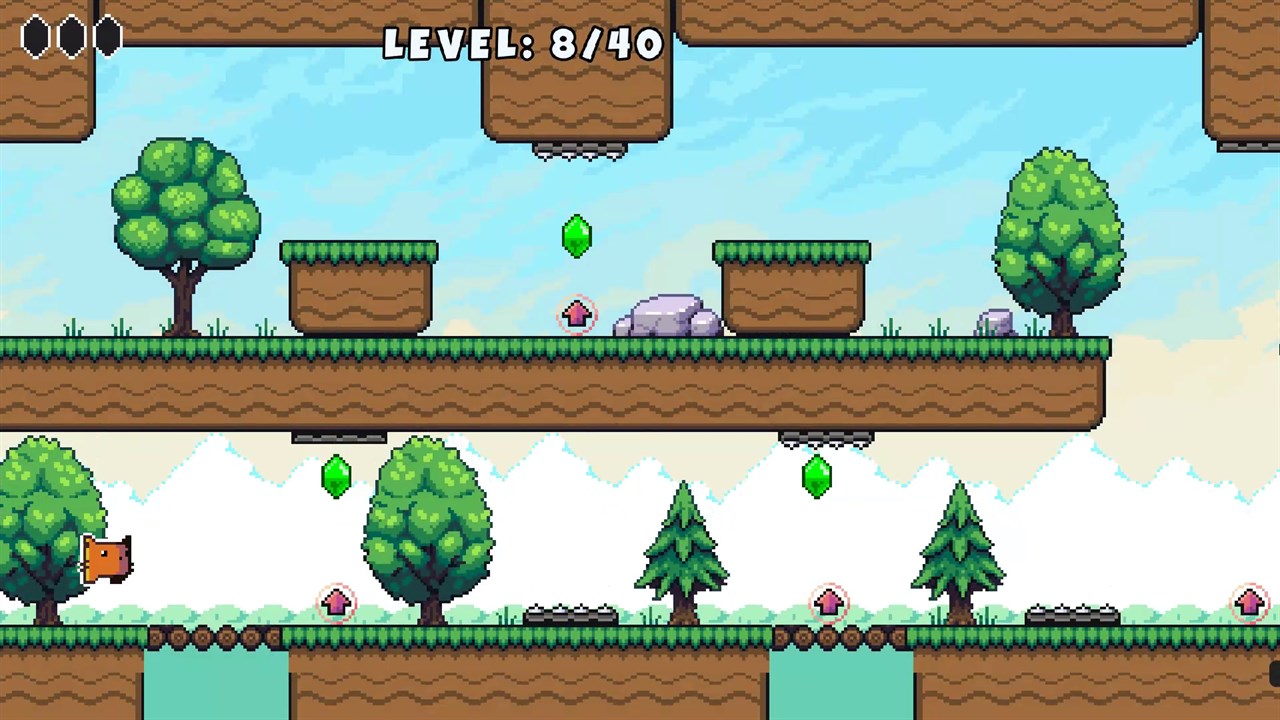 Meow and the Diamond Jump (WINDOWS) screenshot 1