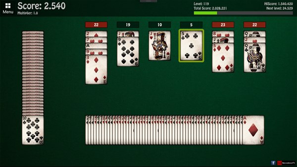 Blackjack Solitaire — 7