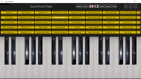 SoundFontPlayer screenshot 2