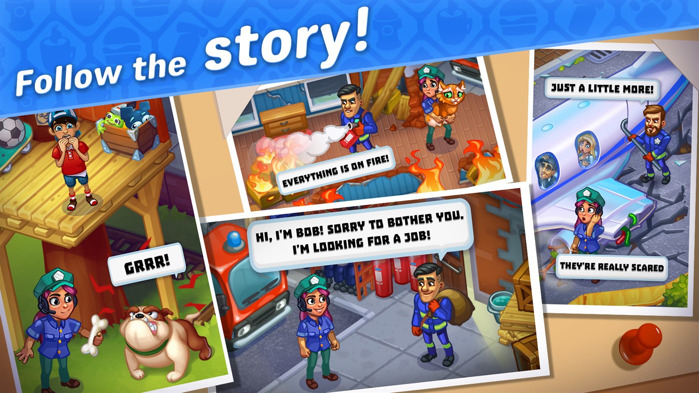 #4. Rescue Dash Time Management Game (Windows) 由: MATRYOSHKA GAMES (CY) LTD