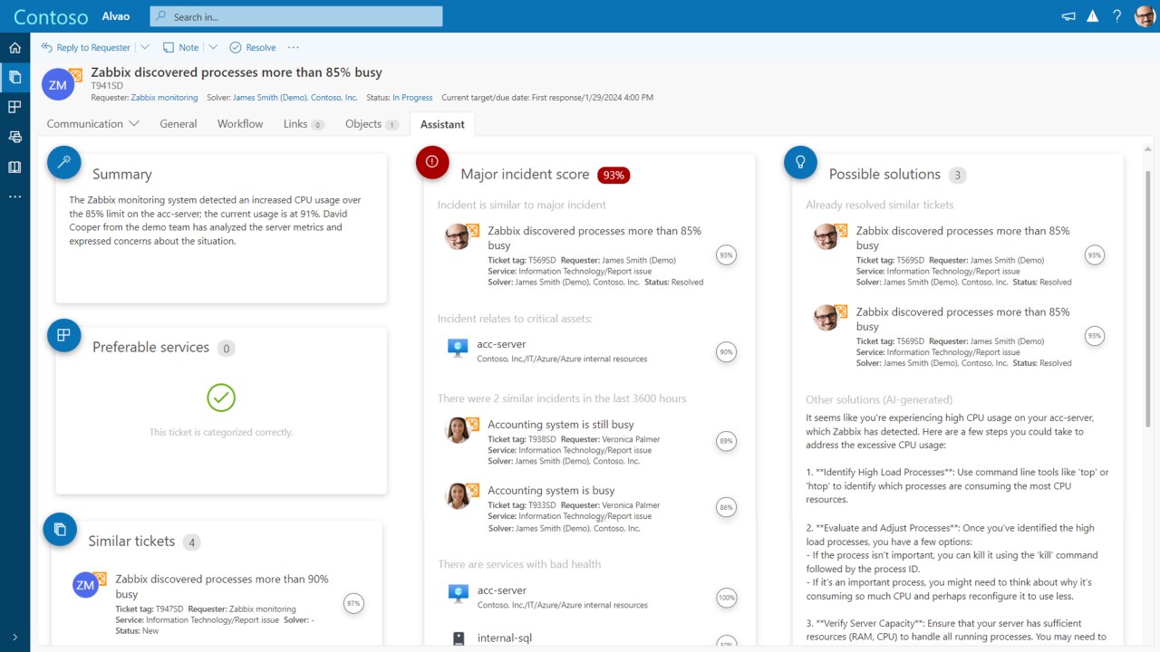Snapshot 6 of ALVAO Service Desk - Agent Based Pricing