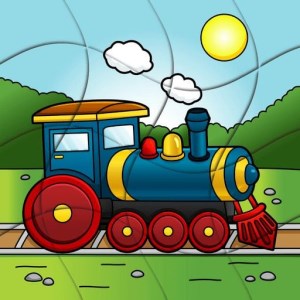 Transport Wavy Jigsaw Game