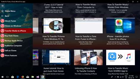 Guides for iTunes, iCloud, iMovie & ios apps Screenshots 2