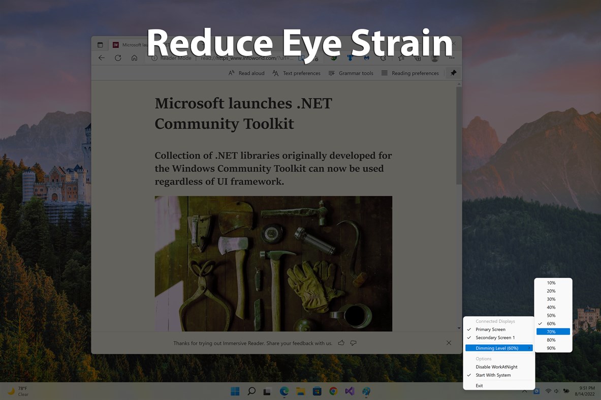 #2. Brightness Below Minimum Setter (Windows) Podle: EvlarSoft LLC