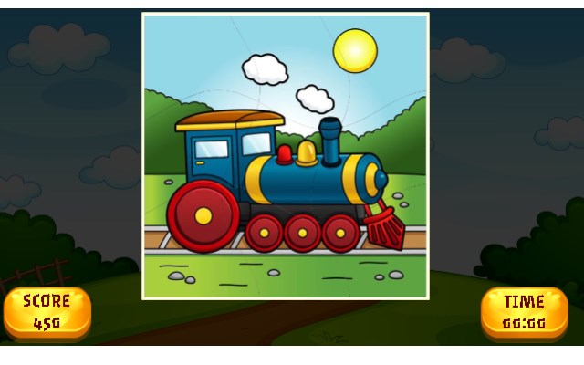 Transport Wavy Jigsaw Game