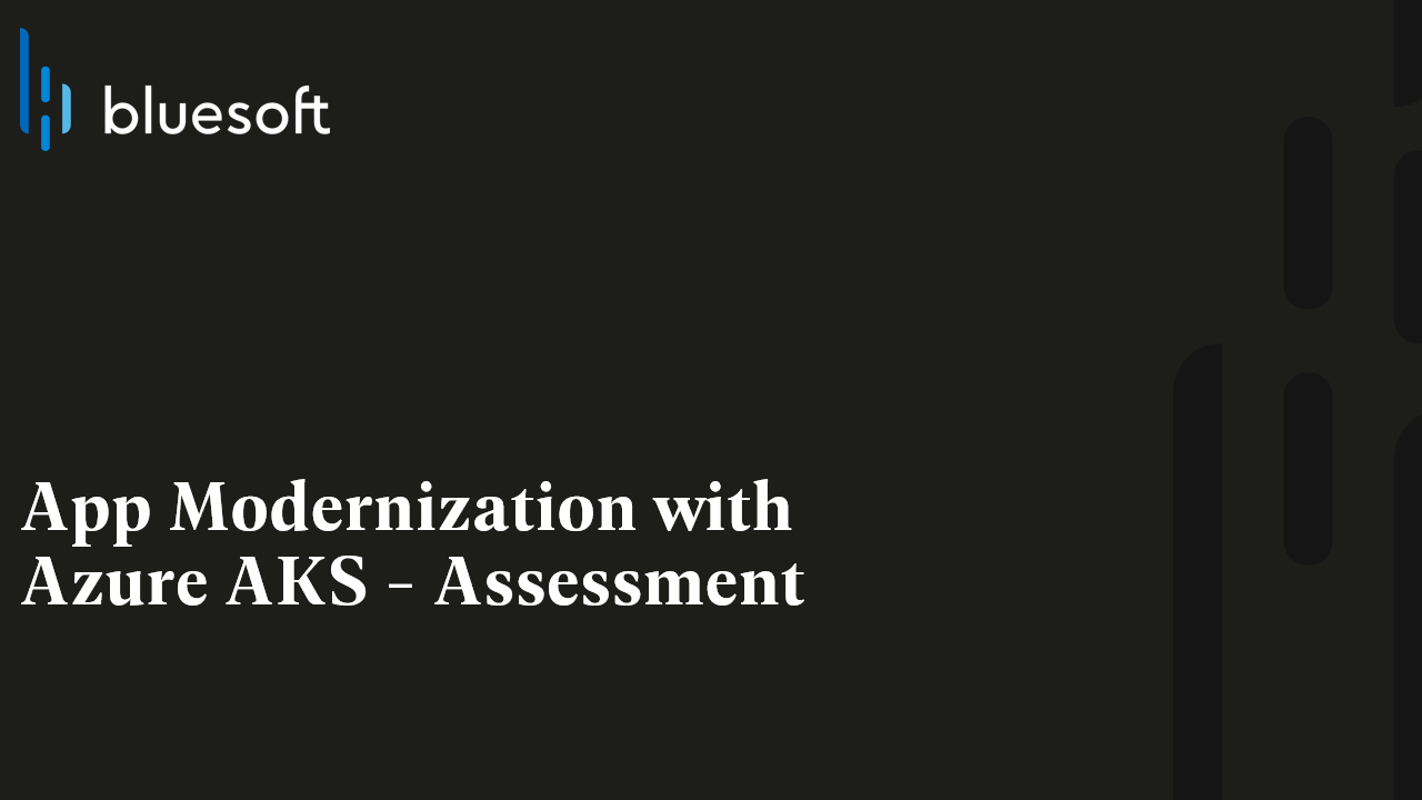 App Modernization with Azure AKS: 3-Wk Assessment