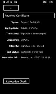 Signature Verifier screenshot 1