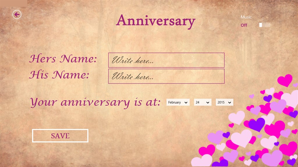 Happy Anniversary Gift Certificate Template