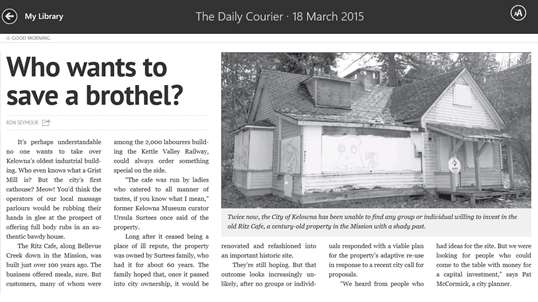 Kelowna Daily Courier screenshot 5