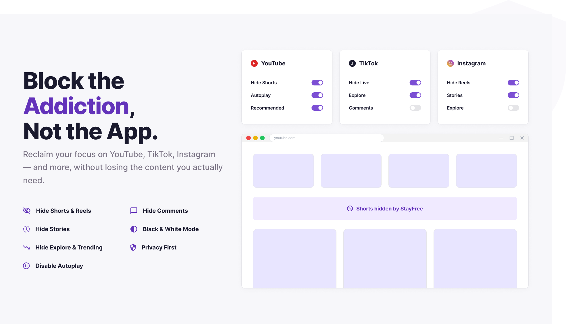 StayFree - Usage Tracker & App and Website Blocker screenshot