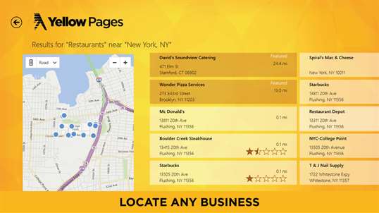 Yellow Pages screenshot 1