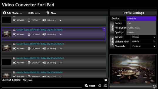 Video Converter For iPad screenshot 4