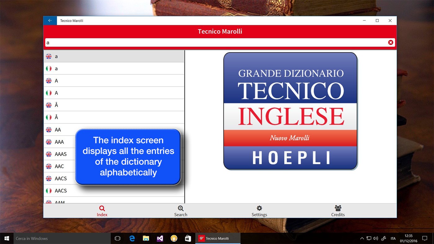 #2. English Technical Dictionary - Hoepli (Windows) 게시자: Edigeo srl