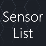 Sensor List