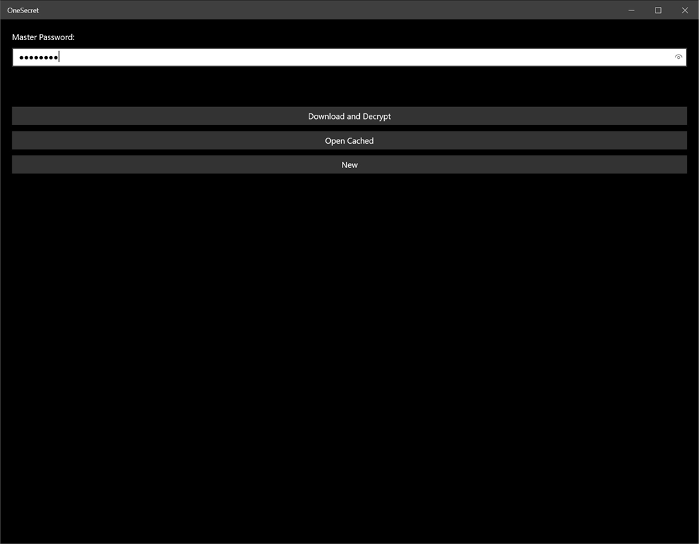 #1. OneSecret (Windows) Ved: Bogdan Verbenets