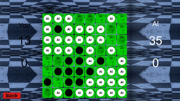 Reversi vs AI : Board Game — 6