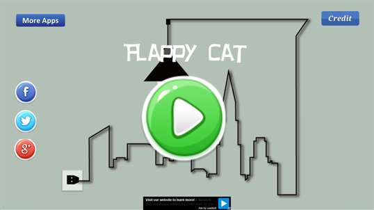 Flappy Cat - avoid pillars and dogs screenshot 1