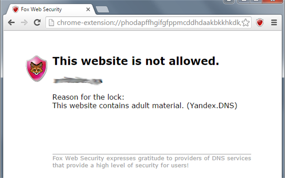 Fox Web Security - Fast Parental Control & Web Protection