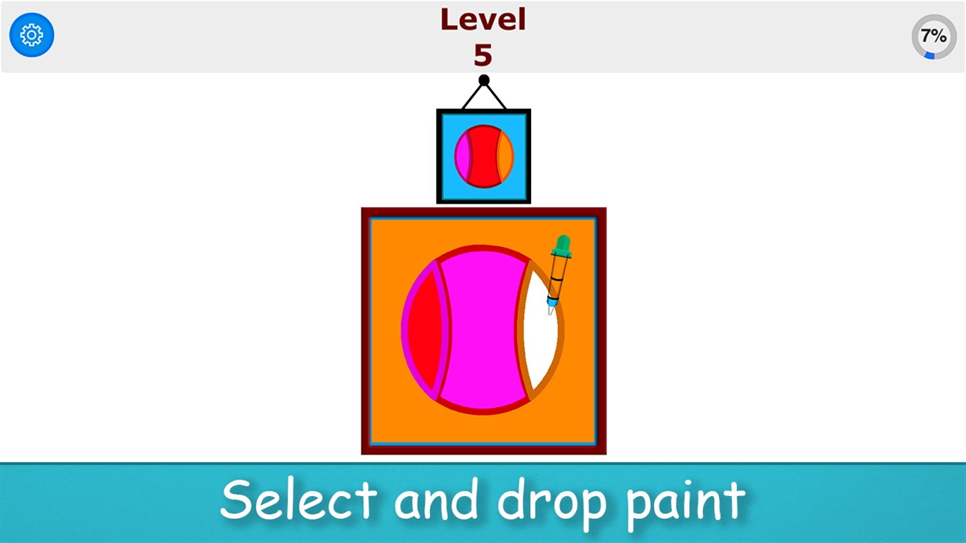 #2. Color Dropper - Paint Picker Coloring Game (Windows) Door: Margala Games