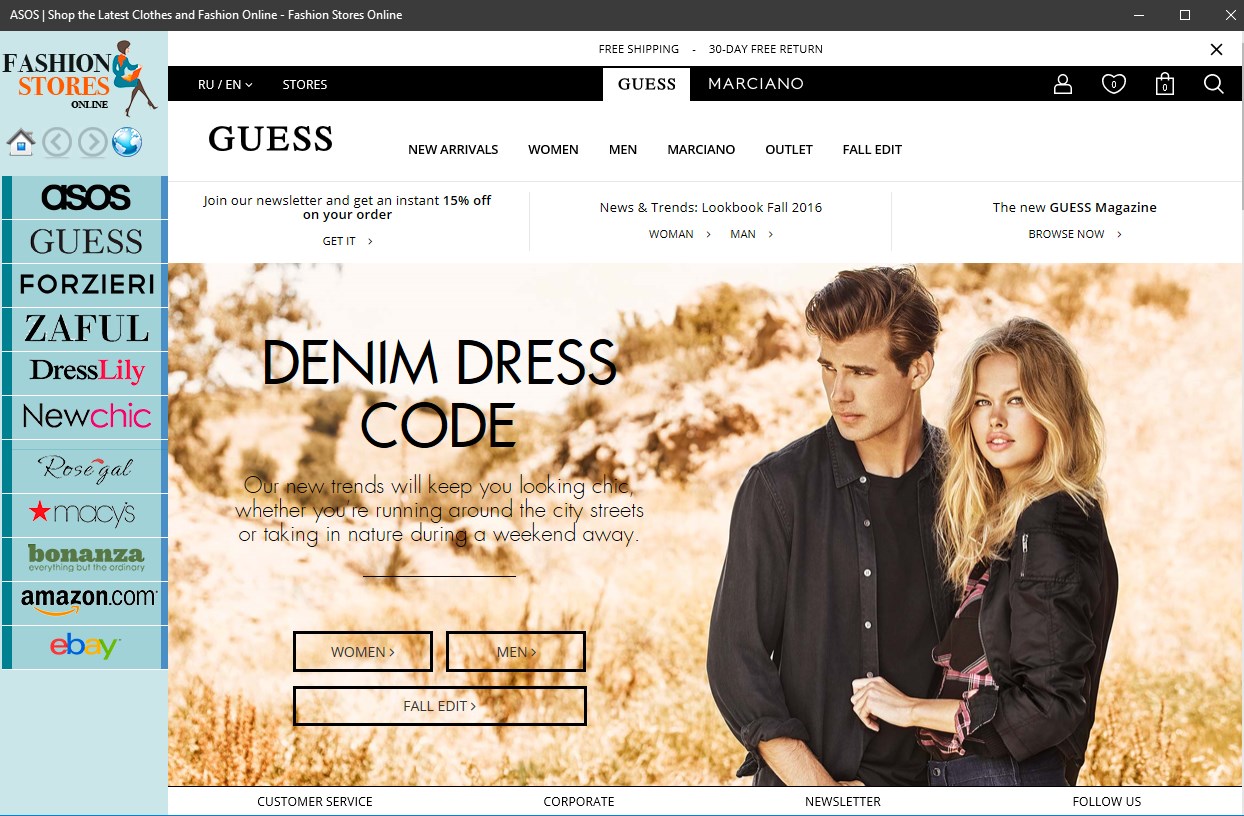 【图】Fashion Stores Online(截图1)