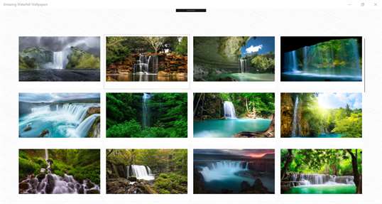 Amazing Waterfall Wallpapers screenshot 1