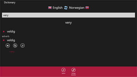 Norwegian - English Screenshots 1