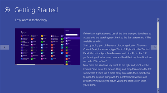 Guide for Windows 8 screenshot 2