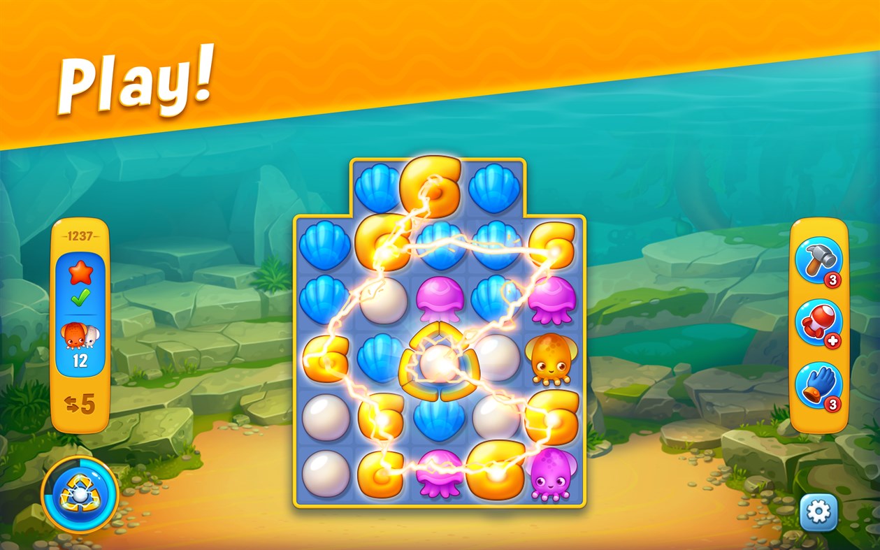 #5. Fishdom (Windows) 作者: Playrix