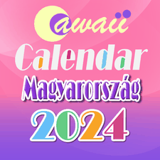 Magyarország 2024 Cawaii naptár
