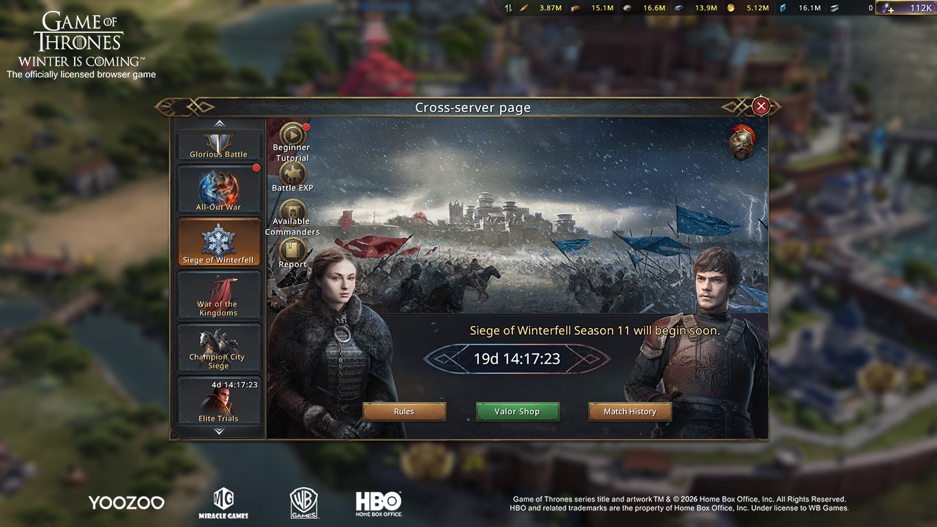 Game of Thrones Winter is Coming screenshot