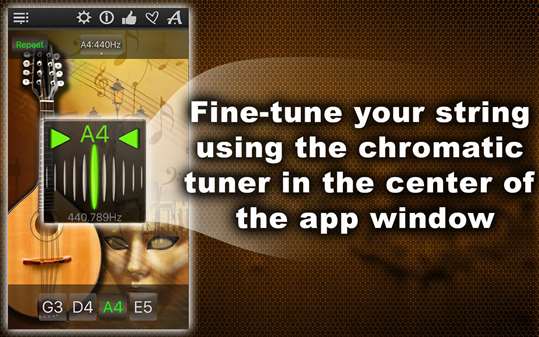 Mandolin Chromatic Tuner screenshot 5