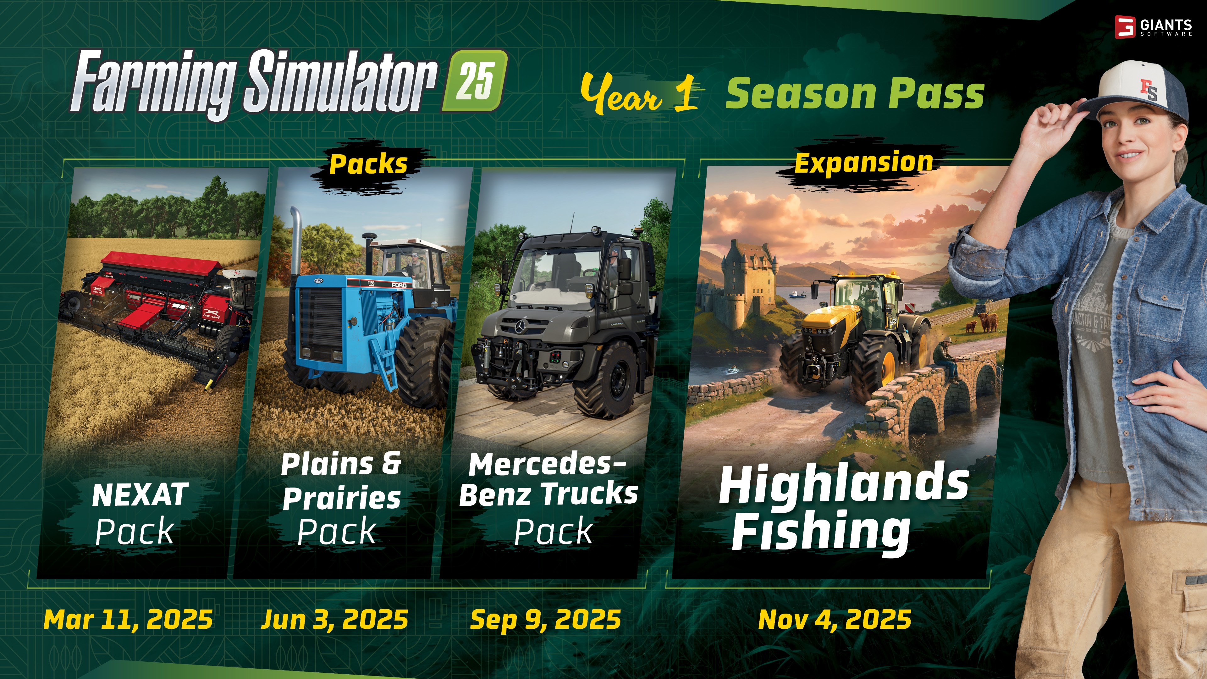 Farming Simulator 25: Year 1 Season Pass (PC) | Xbox | Chiave | Privato