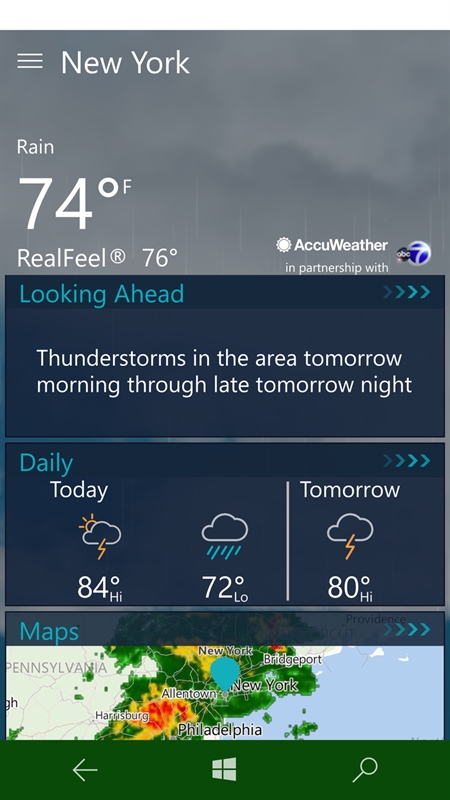 AccuWeather - Weather for Life Screenshot