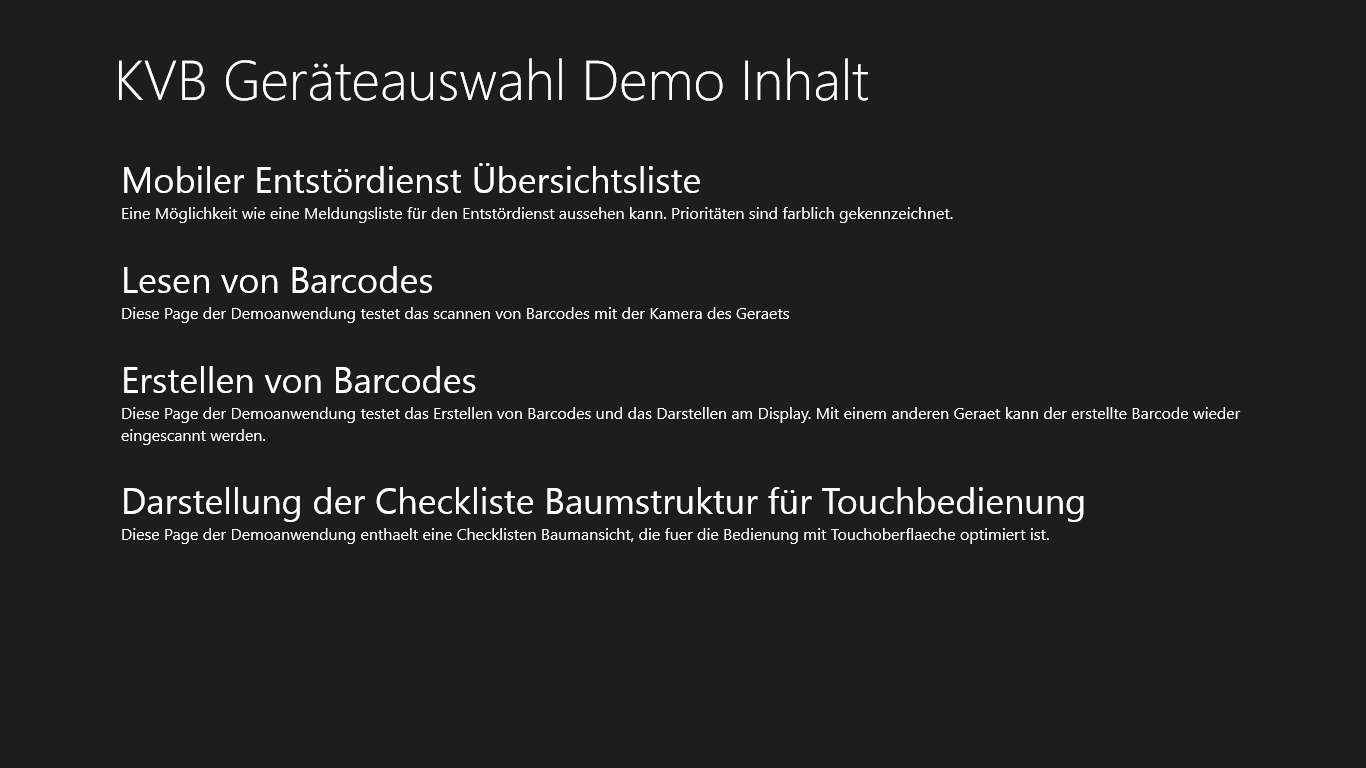 KVB Demo App 1 for Windows 10