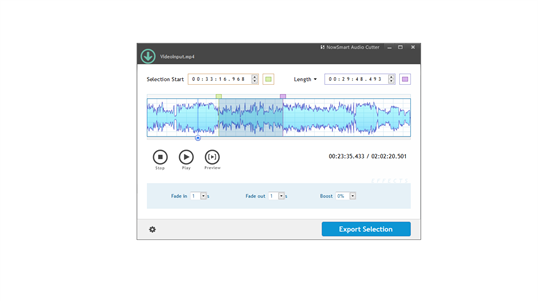 NowSmart Audio Cutter screenshot 1