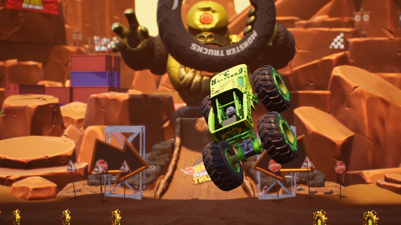 #10. Hot Wheels Monster Trucks: Stunt Mayhem™ Deluxe Edition (Windows) By: GameMill Entertainment