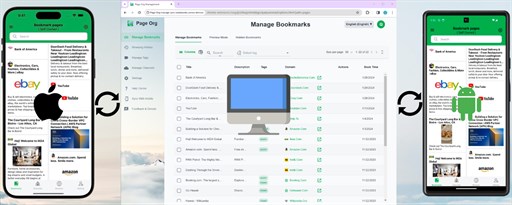 Bookmark, Cache & Screenshot Manager | Page Org marquee promo image