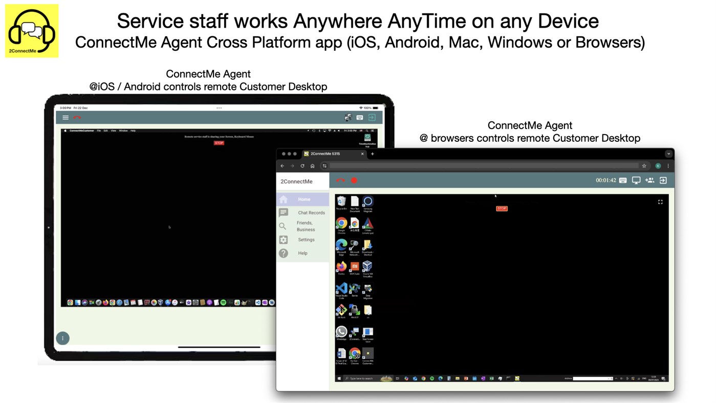 #5. ConnectMe Agent Video Chat (Windows) 由: 2CONNECTME LIMITED