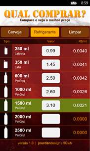 Comparador Bebidas screenshot 4
