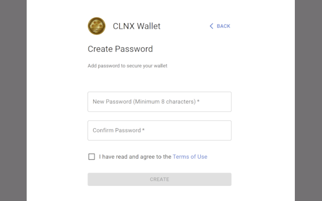 CLNX Wallet