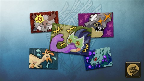 Sticker Set: Monster Statuses Set