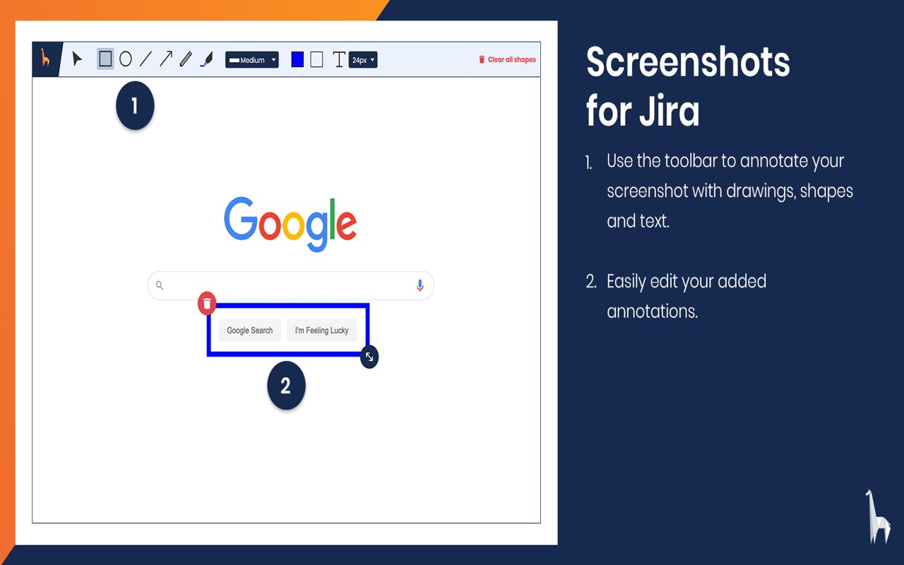 Screenshots for Jira