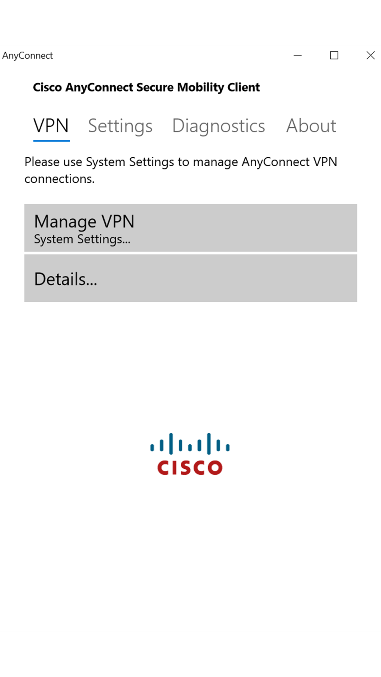 Cisco Anyconnect Mobile