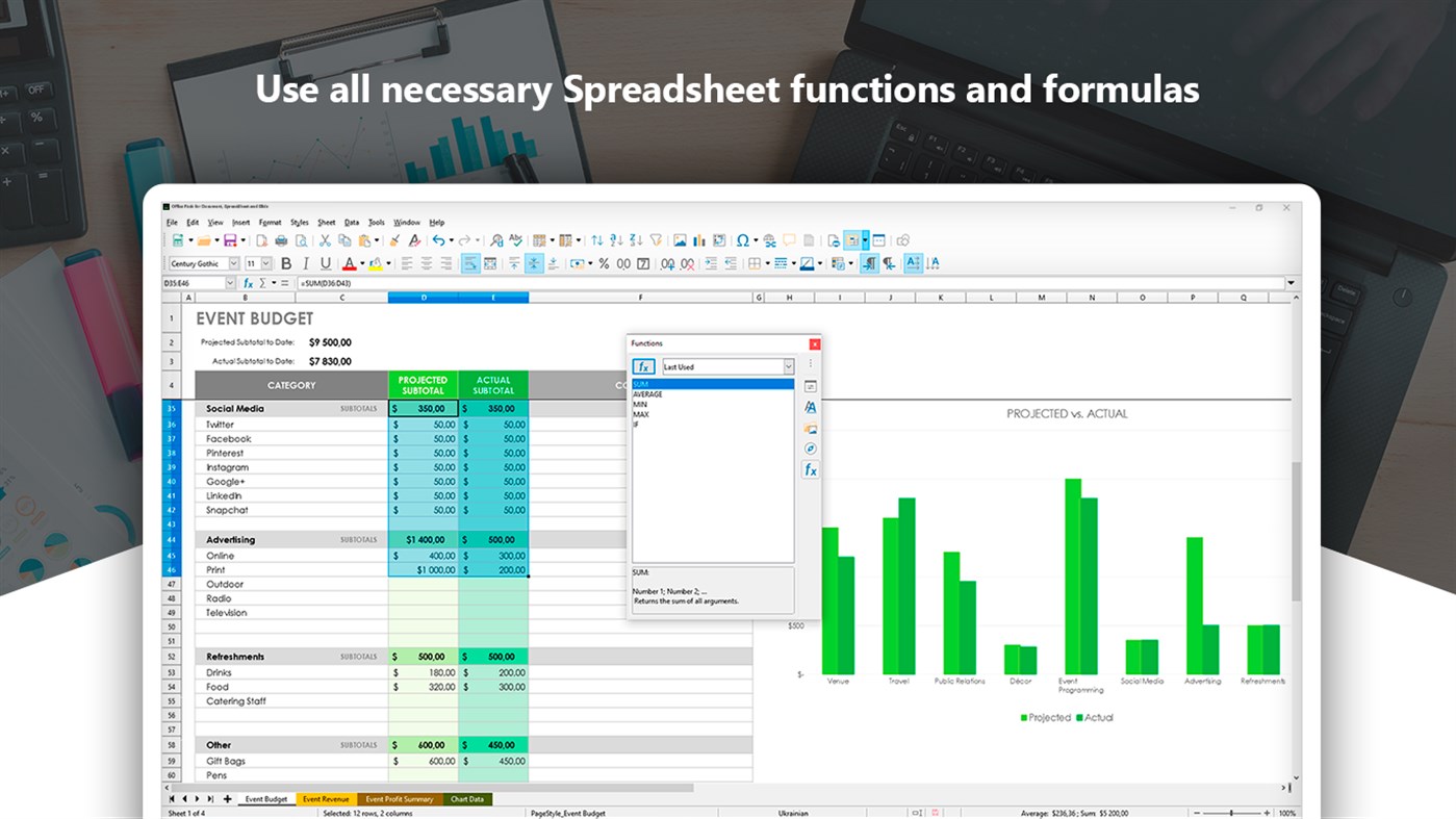 #5. Office Pack for Document, Spreadsheet and Slide (Windows) 由: Yellow Elephant Productions