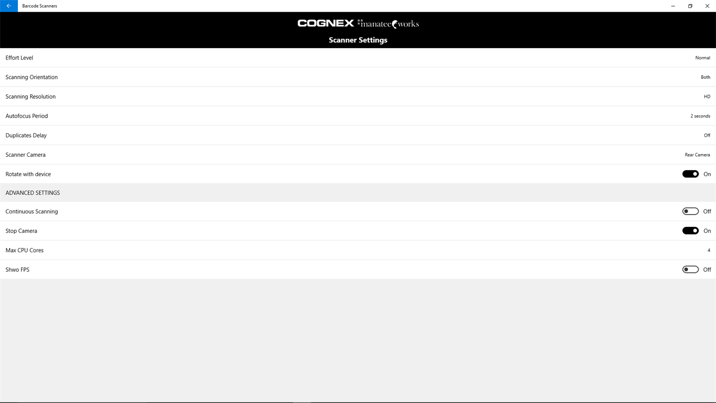 #5. Barcode Scanners (Windows) Bởi: Manatee Works